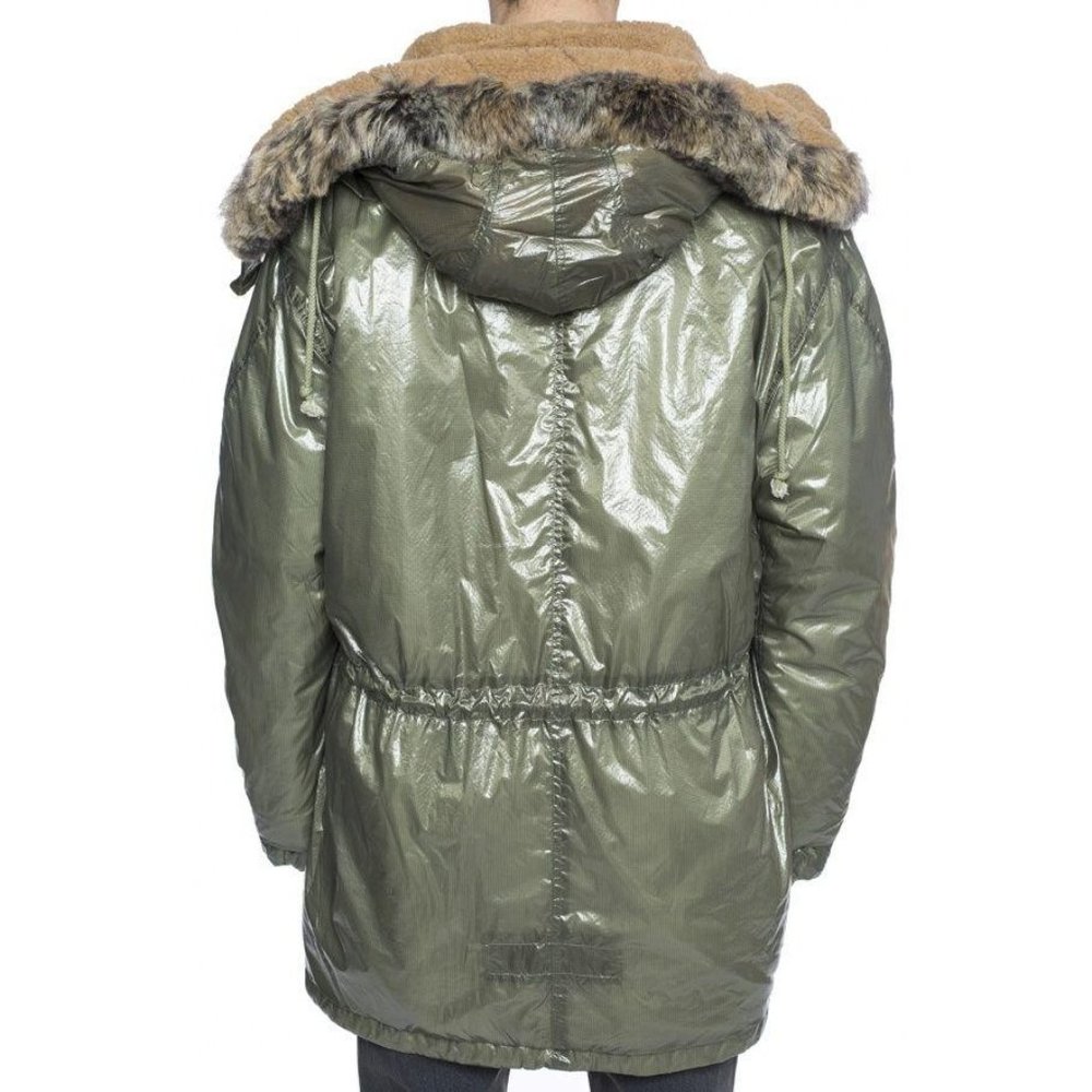 Yeezy Season 5 Long Sleeve Green Hooded Parka L - Picture 4 of 15